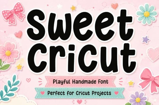 Sweet Cricut Font